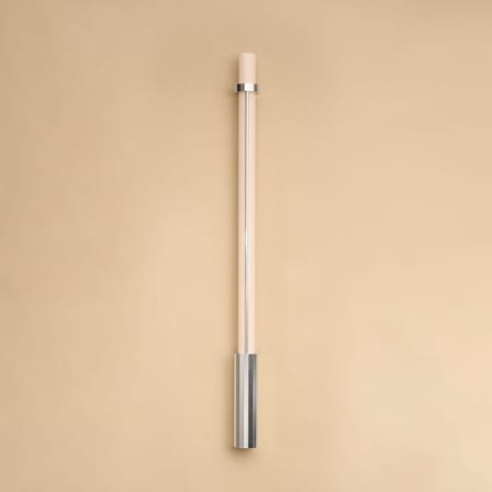 In Fine LED Outdoor wall light glass silver / L 105 cm - DCW éditions