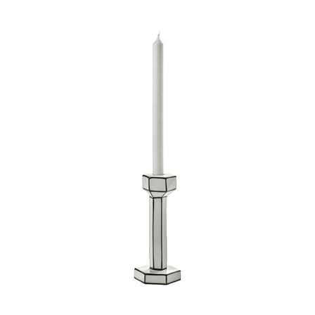 Kerzenleuchter Carte Blanche keramik weiß / Breit – H 20,8 cm - Serax