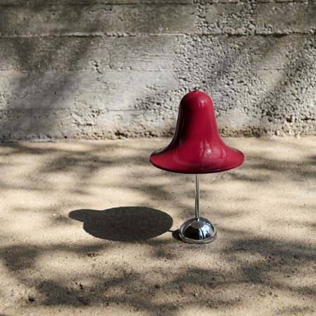 Lampe sans fil rechargeable Pantop Portable LED plastique rouge / Verner Panton (1980) - Verpan