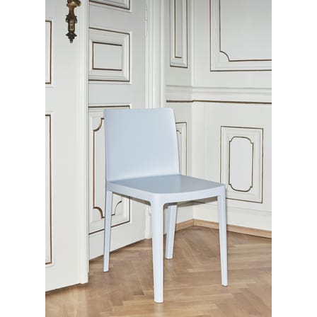 Sedia Elementaire materiale plastico blu grigio / Bouroullec, 2018 - Hay