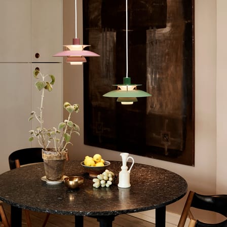 Suspension PH 5 Mini métal rose / Ø 30 cm - Poul Henningsen, 1958 - Louis Poulsen