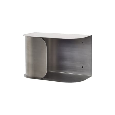 Table de chevet murale Steel métal argent / L 40 cm - NOBODINOZ