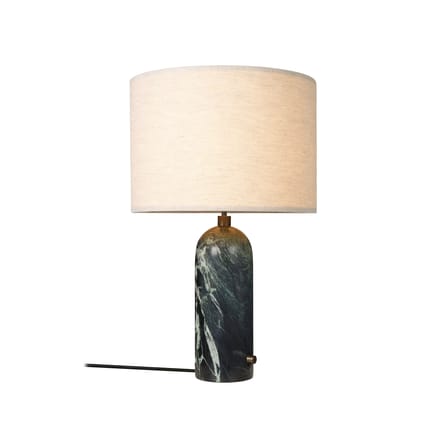 Gravity Large Table lamp marble green / Ø 41 x H 65 cm - Gubi