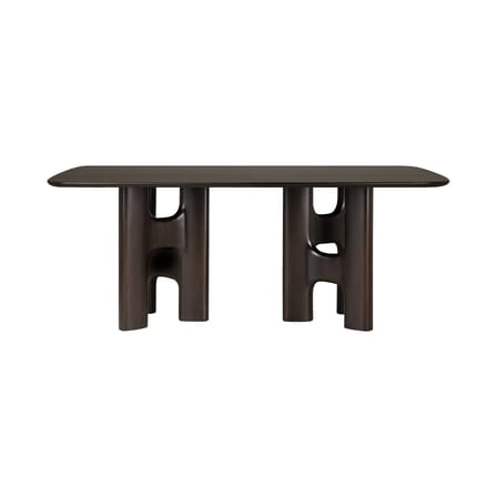 Table rectangulaire Flow bois marron / 200 x 110 cm - 8 personnes - Ethnicraft