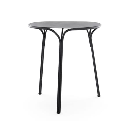 Table ronde HiRay métal noir / Ø 65 cm - Kartell