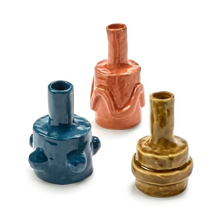 Set de 3 mini vases Molly 03 multicolore - Serax