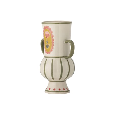 Odina Vase ceramic green / Ø 9 x H 21 cm - Bloomingville
