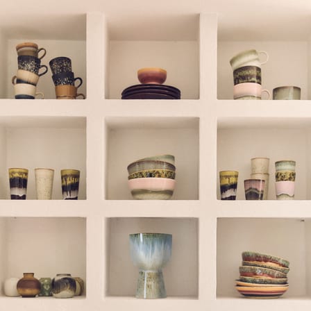 Set de 2 bols 70s ceramics / Ø 19 x H 8,5 cm - HK LIVING