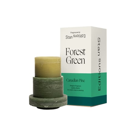 Bougie parfumée Stack Fragrances - Forest Green / 3 modules empilables - Combustion 50 heures - STAN EDITIONS