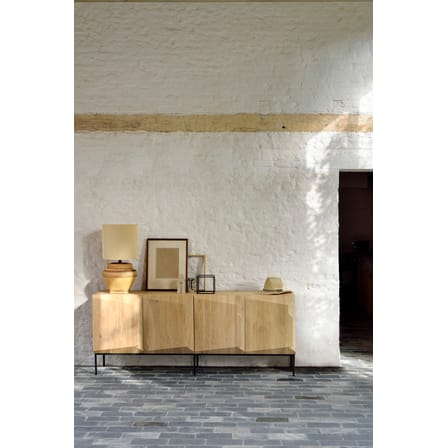 Buffet Stairs bois naturel / Chêne massif - L 150 cm / 3 portes - Ethnicraft