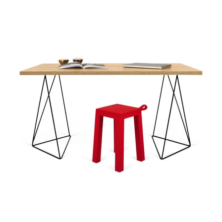Bureau Oscar bois naturel / L 140 x P 75 cm - Chêne - POP UP HOME