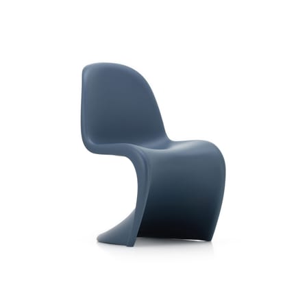 Chaise enfant Panton Junior plastique bleu / By Verner Panton, 1959 - Vitra