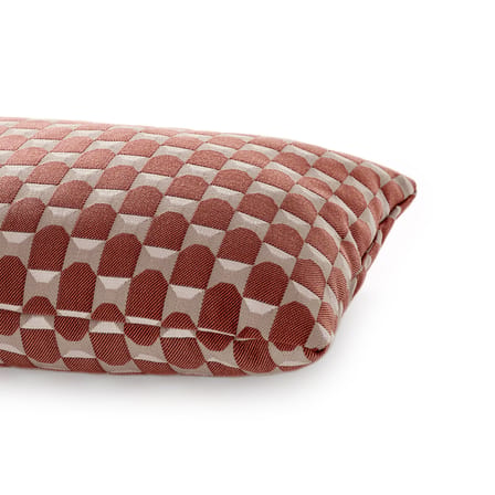 Coussin d'extérieur Liberty tissu rouge / 45 x 32 cm - Kartell