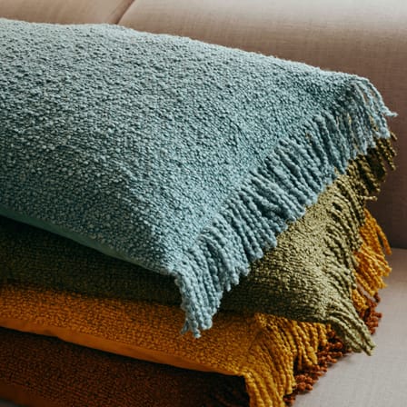 Fria Cushion cover textile blue / 60 x 40 cm - BROSTE COPENHAGEN