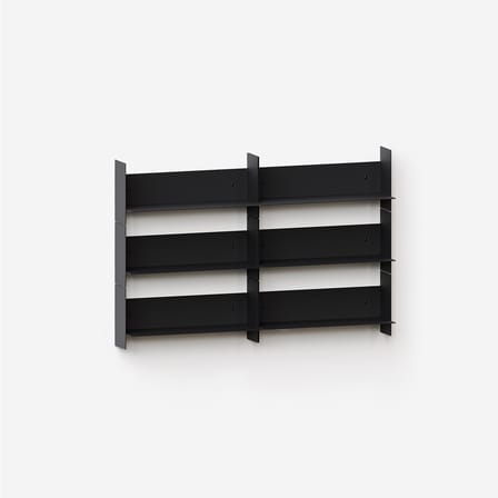 Étagère Pli métal noir / L 45 x P 15 cm - TIPTOE