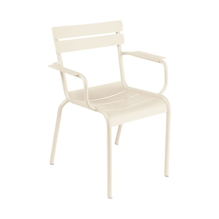 Fauteuil empilable Luxembourg Bridge métal beige - Fermob