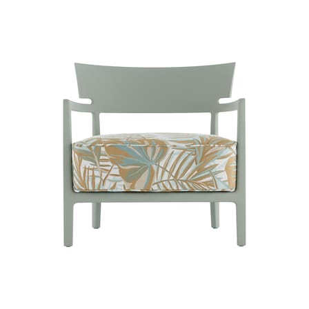 Fauteuil rembourré Cara OUTDOOR x Liberty - Kartell