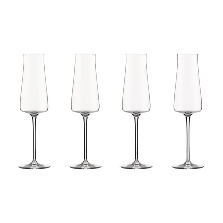 Set de 4 flûtes à champagne Eugenia verre - Alessi