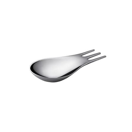 Forchetta Moscardino metallo / Cucchiaio per aperitivo - Set di 4 - Alessi
