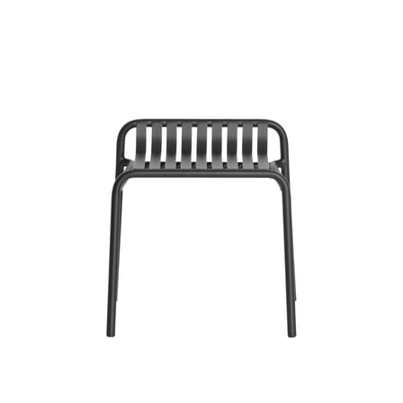 Hocker Week-End metall schwarz / Aluminium - Petite Friture