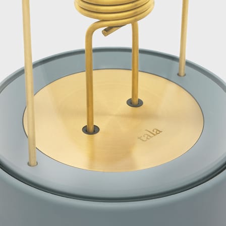 Lampe sans fil rechargeable The Muse 2.0 métal bleu / IP44 - TALA
