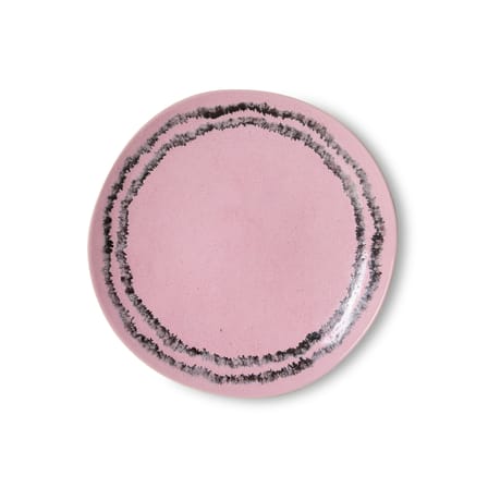 Piatto da dessert 70s ceramics ceramica rosa / Set di 2 - Ø 22 cm - HK LIVING
