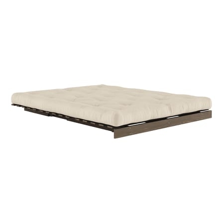 Divano convertibile Roots legno beige / L 160 cm - 3 posizioni / Struttura marrone - KARUP DESIGN