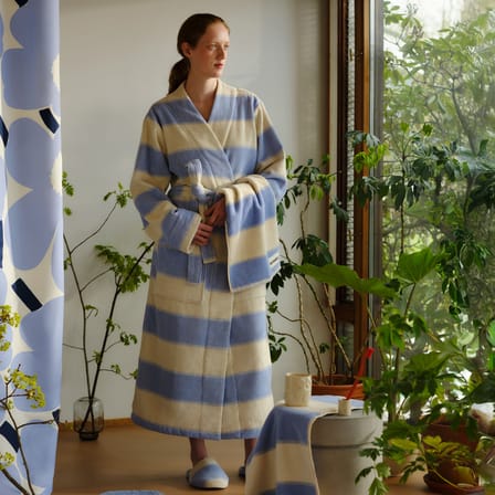 Serviette de toilette Galleria bleu / 30 x 50 cm - Marimekko