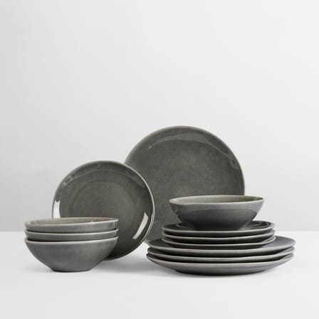 Set vaisselle Nordic Rain / 4 personnes - 12 pièces - BROSTE COPENHAGEN
