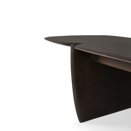 Table basse PI bois marron / 155 x 58 x H 38 cm - Acajou massif - Ethnicraft