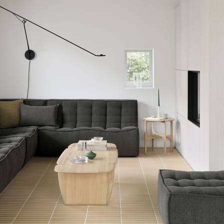 Table d'appoint PI bois naturel / Ø 47 x H 50 cm - Ethnicraft