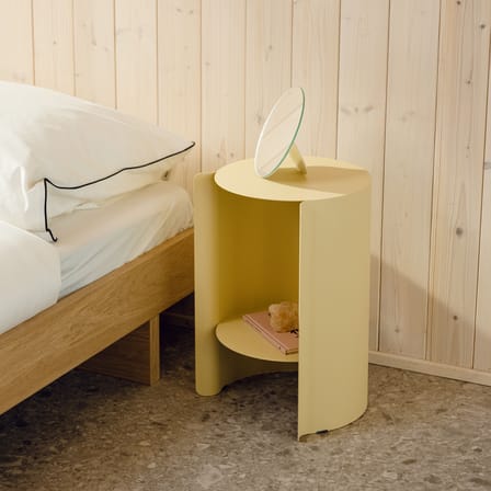 Table d'appoint Wa métal jaune / Ø 32 x H 50 cm - NOO.MA