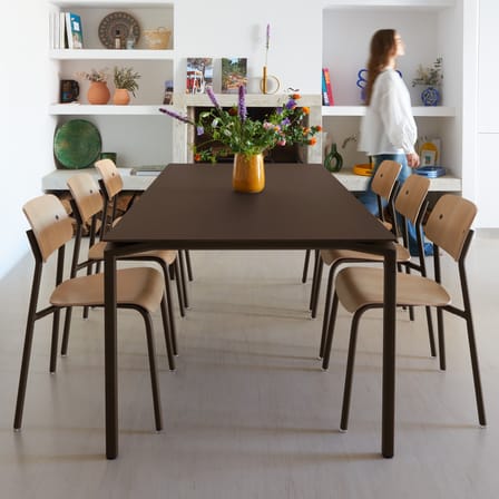 Table rectangulaire Calvi INDOOR / 195 x 95 cm - Plateau FENIX® / 8 personnes - Fermob