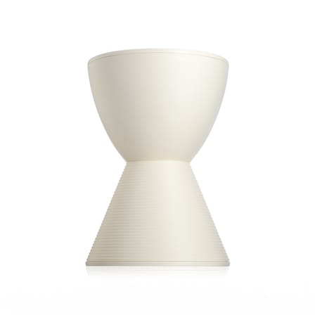 Tabouret Prince AHA plastique blanc / Philippe Starck, 1996 - Kartell