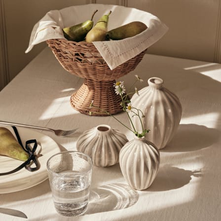 Set de 3 mini vases Amalie céramique gris - BROSTE COPENHAGEN