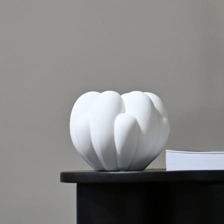 Vase Bloom Mini keramik weiß / Ø 35 x H 27 cm - 101 COPENHAGEN
