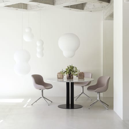 Abat-jour Puff Multitude papier blanc / Papier de riz - Ø 23 x H 60 cm - Normann Copenhagen