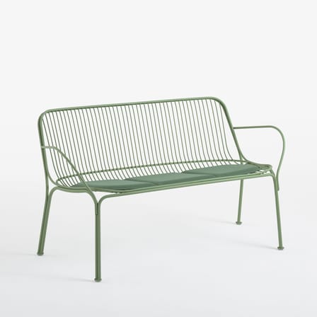 Accessoire  tissu beige blanc / Coussin d'assise pour canapé HiRay - Recyclé - Kartell