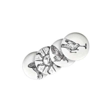 Set de 4 assiettes à mignardises Unity / Ø 12 cm - Serax