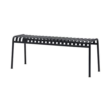 Bank Palissade metall grau schwarz / L 120 cm - R & E Bouroullec - Hay