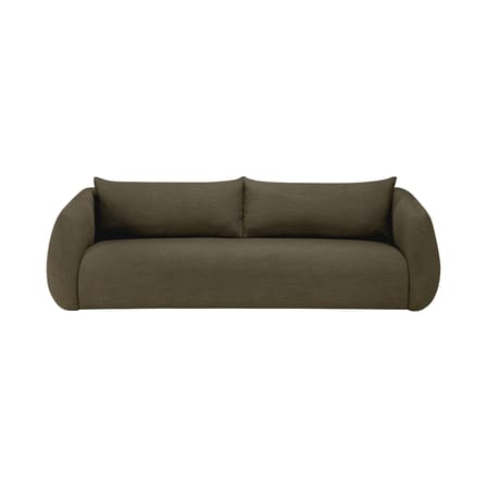 Canapé droit Figur tissu vert / 3 places - L 244 cm - Ethnicraft