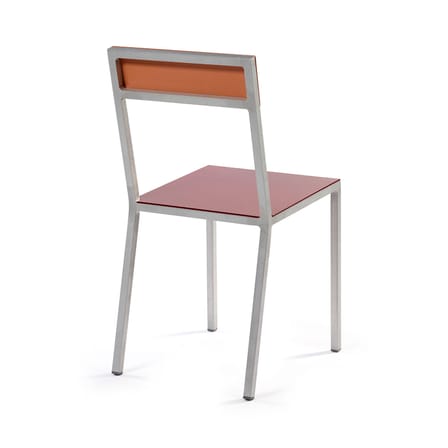 Chaise Alu Chair métal rose rouge violet / Aluminium - valerie objects