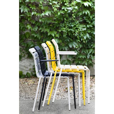 Chaise empilable Aligned métal blanc / By Maarten Baas - Aluminium - valerie objects