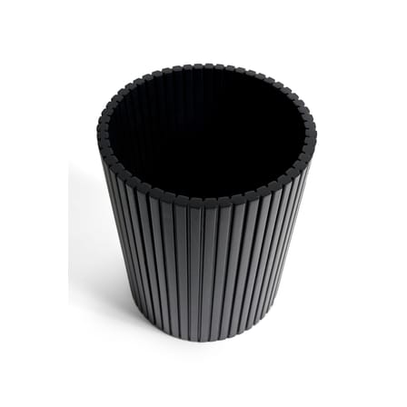 Corbeille à papier Roller Max bois noir / Acajou - Ø 28 x H 35 cm - Ethnicraft