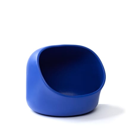 Corbeille Ô céramique bleu - Moustache