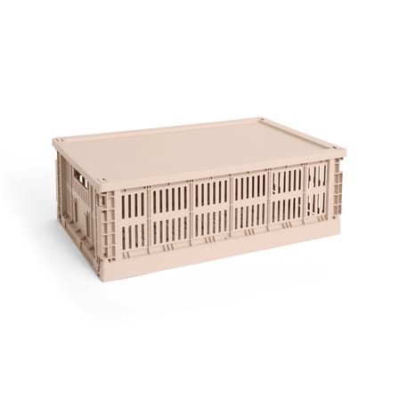 Couvercle  plastique rose / Pour panier Colour Crate Large 35,5 x 54,5 cm - Hay