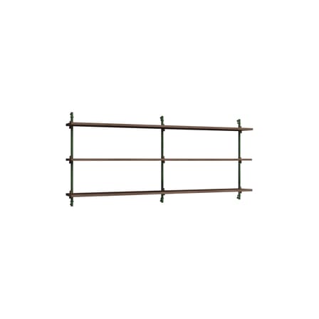 Étagère Wall Shelving – ws.65.2 bois marron / L 162 x H 65 cm x Prof. 17,5 cm - MOEBE