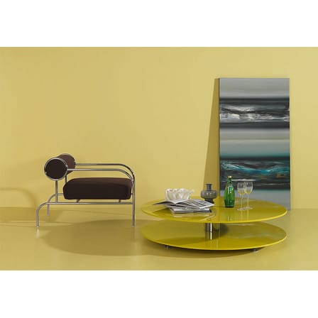 Fauteuil rembourré Sofa with Arms tissu violet / Shiro Kuramata, 1982 - Cappellini