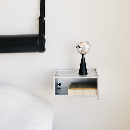 Lampada senza fili ricaricabile Melt Portable LED materiale plastico nero / H 28,5 cm - Policarbonato metallizzato (cambia colore) - Tom Dixon