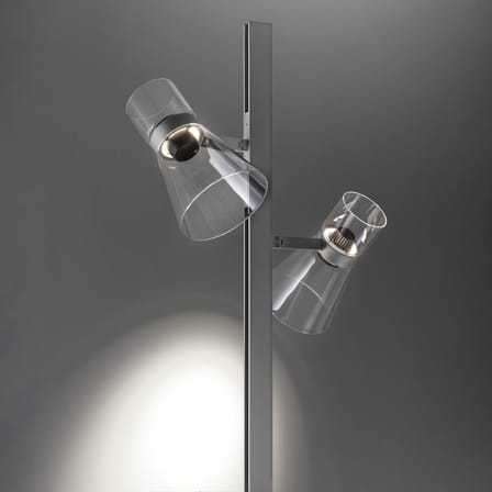 Lampadaire Nocturne 2 - Cone verre / LED - Orientable - Flos